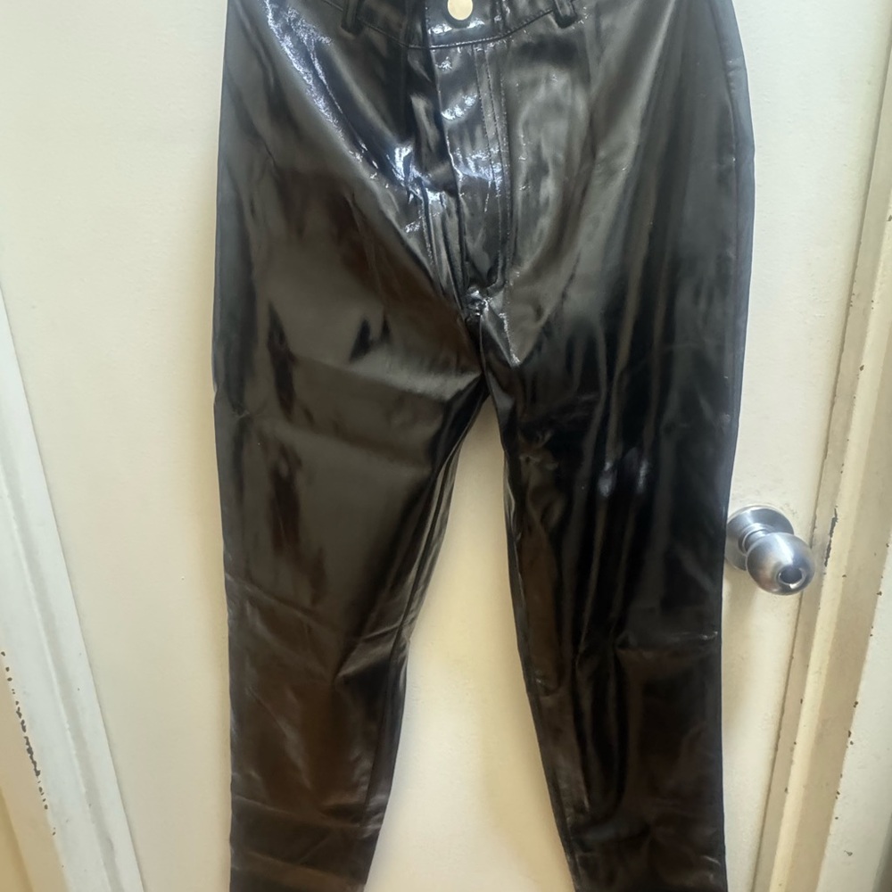 PrettyLittleThing Black Straight Leg Pants